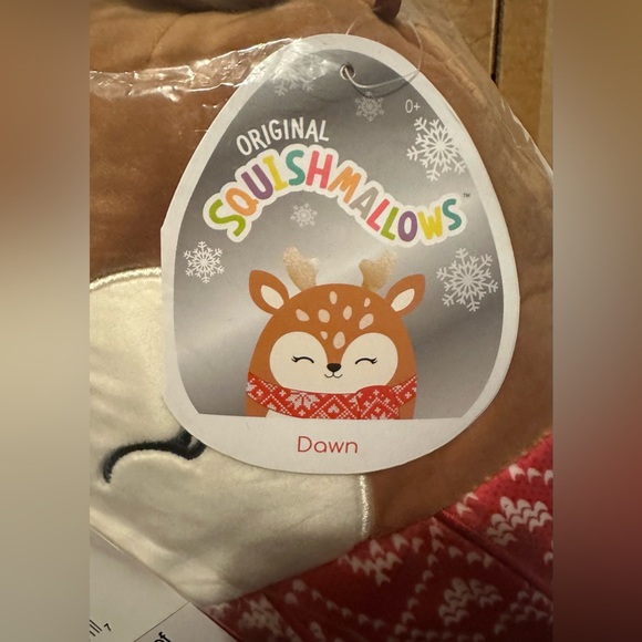 Kellytoy Squishmallow Dawn The Reindeer Holiday Plush Toy Stuffed Animal 12” - Picture 10 of 12